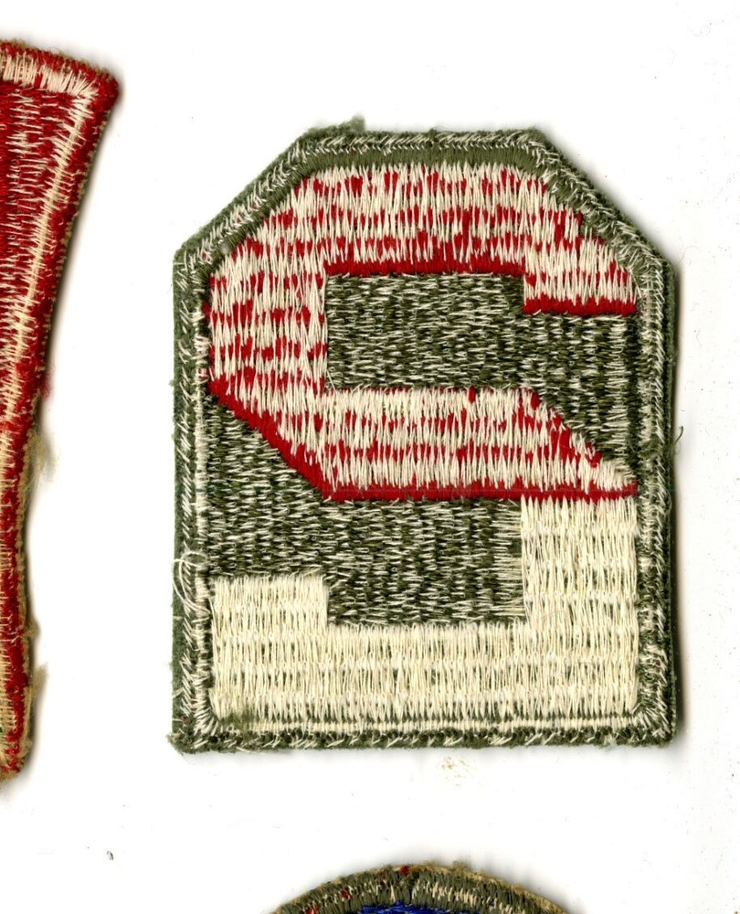 Second Army WWII Original Cut Edge White Back Patch Ranger School Training