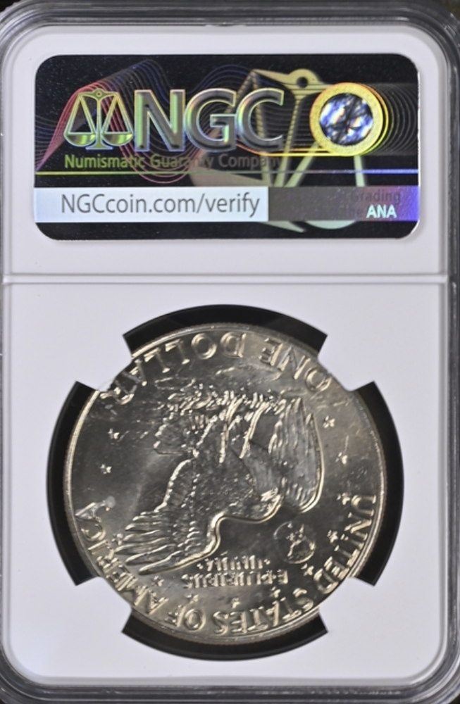 1977 D Eisenhower Dollar - NGC MS66 Eisenhower Label