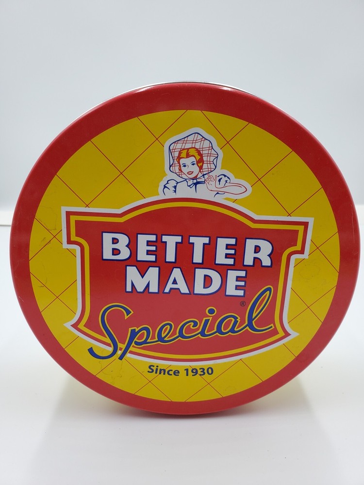 BETTER MADE SPECIAL ROUND TIN CAN