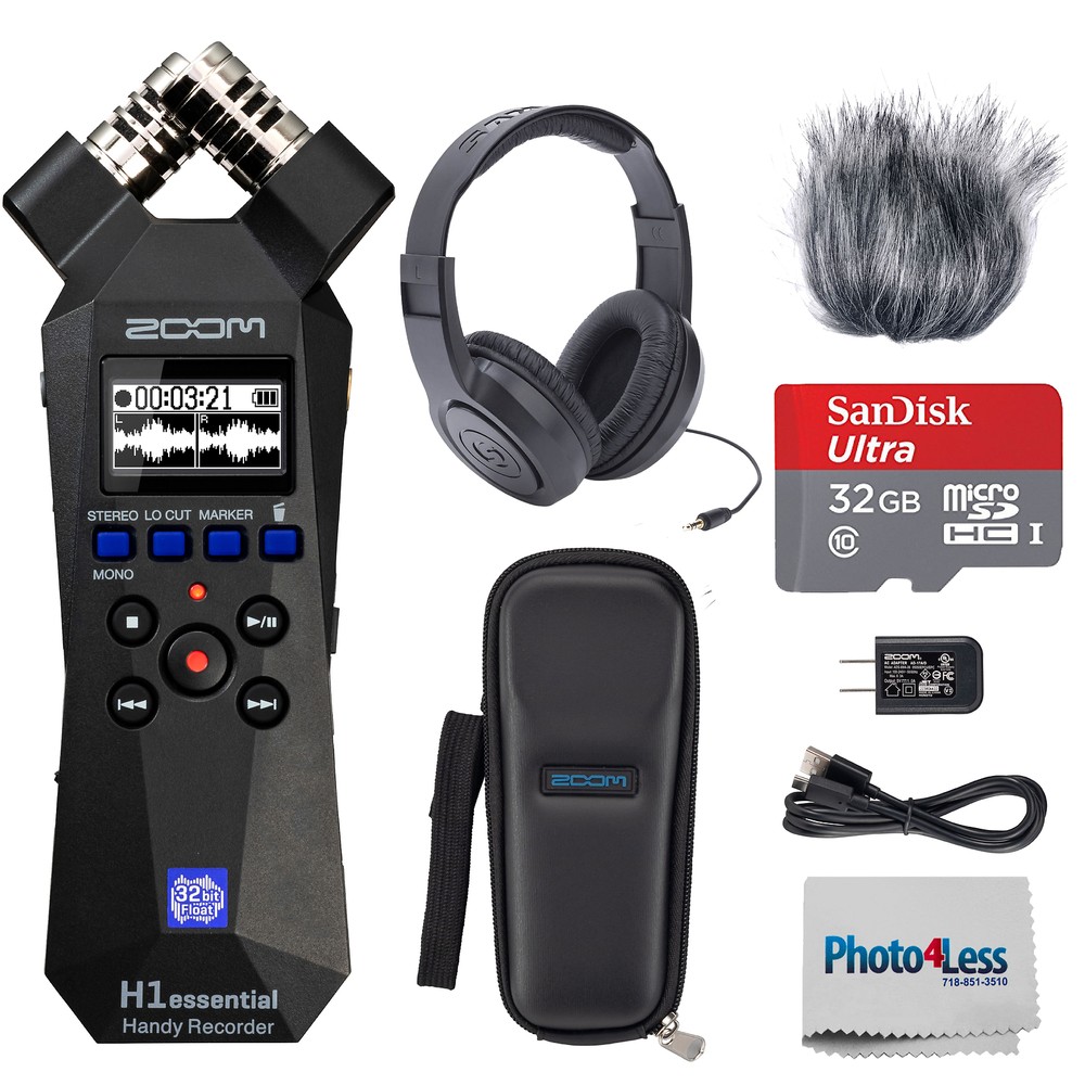 Zoom H1essential Stereo Recorder Bundle