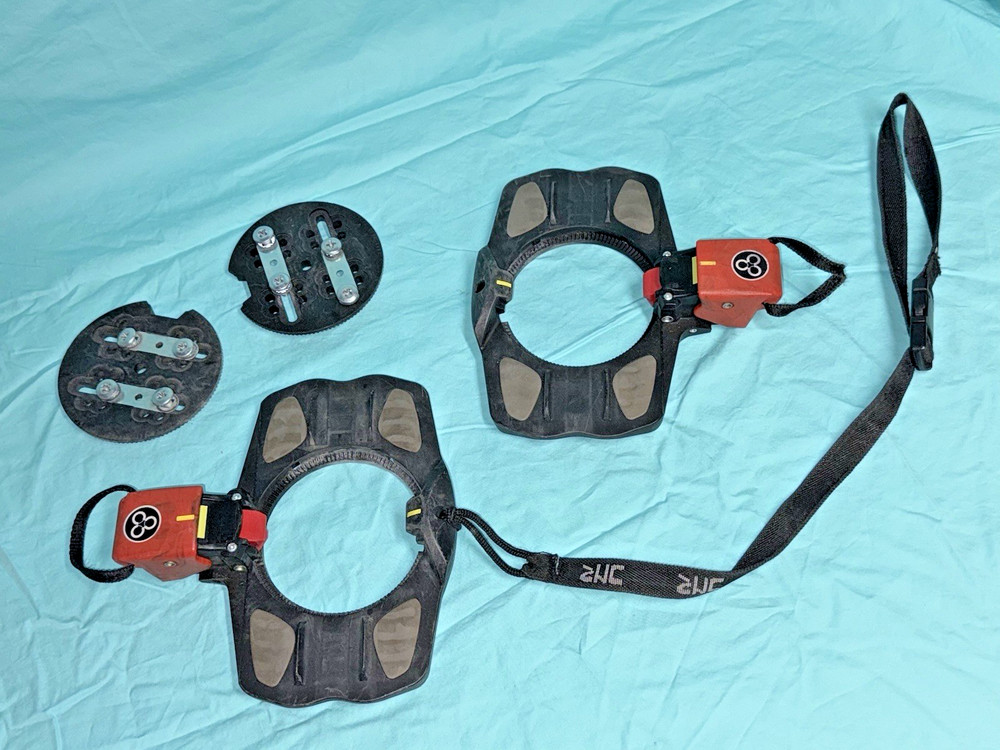 🔥 Vintage FT Step-In Snowboard BINDINGS w/ discs & hardware GERMANY