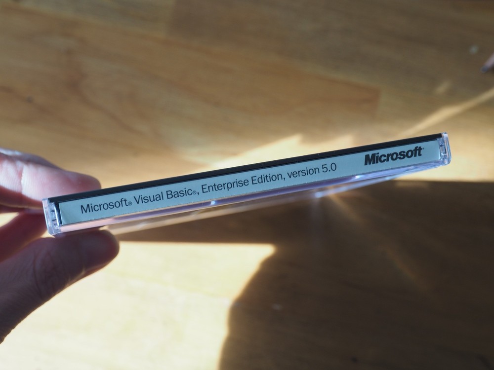 Microsoft Visual Basic 5.0 Enterprise Edition Software w Product Key Windows 95
