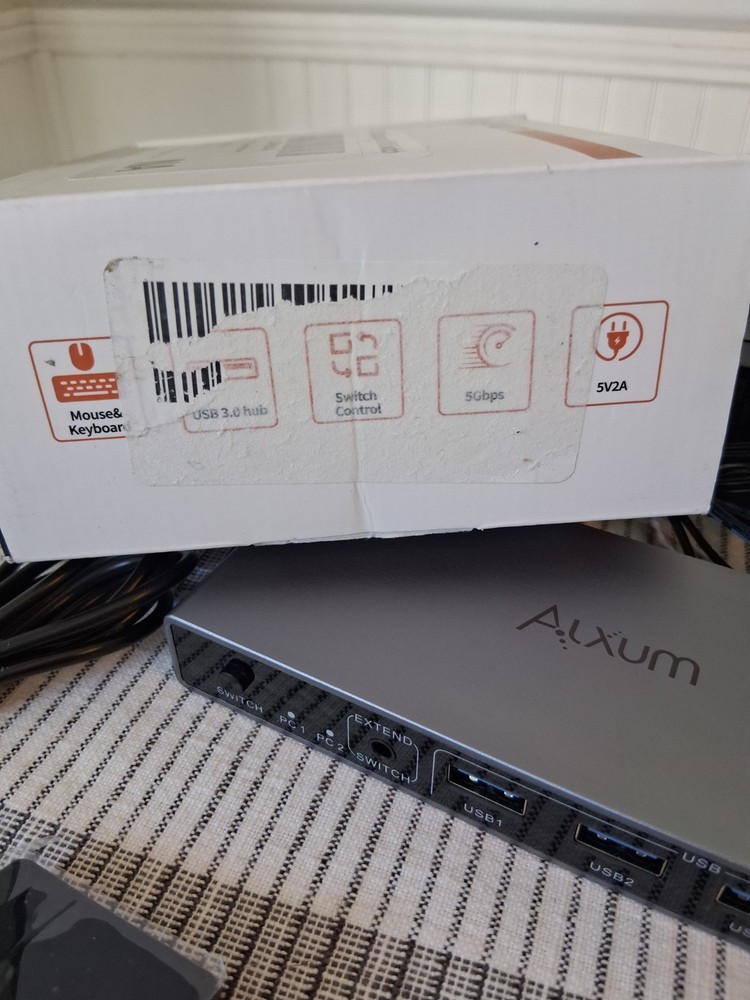 Alxum USB 3.0 Displayport KVM Switch