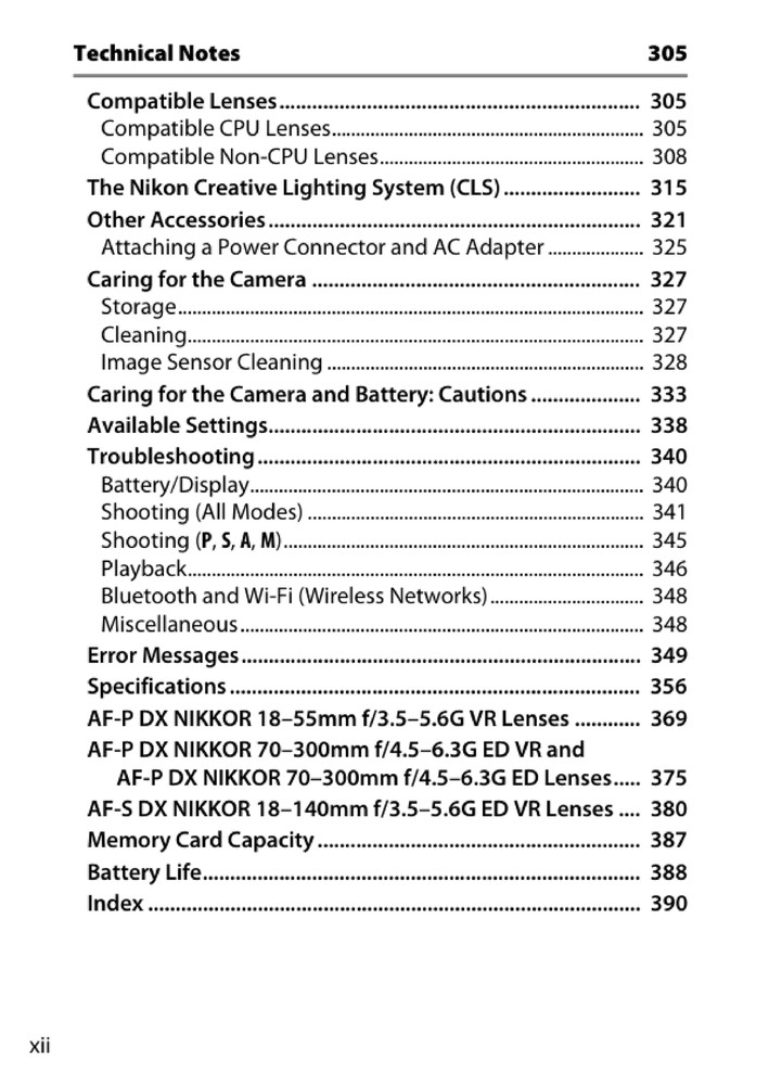 Nikon D5600 — User Reference Manual Guide — 1/2 Size, 5.5" x 8.5" Small Compact