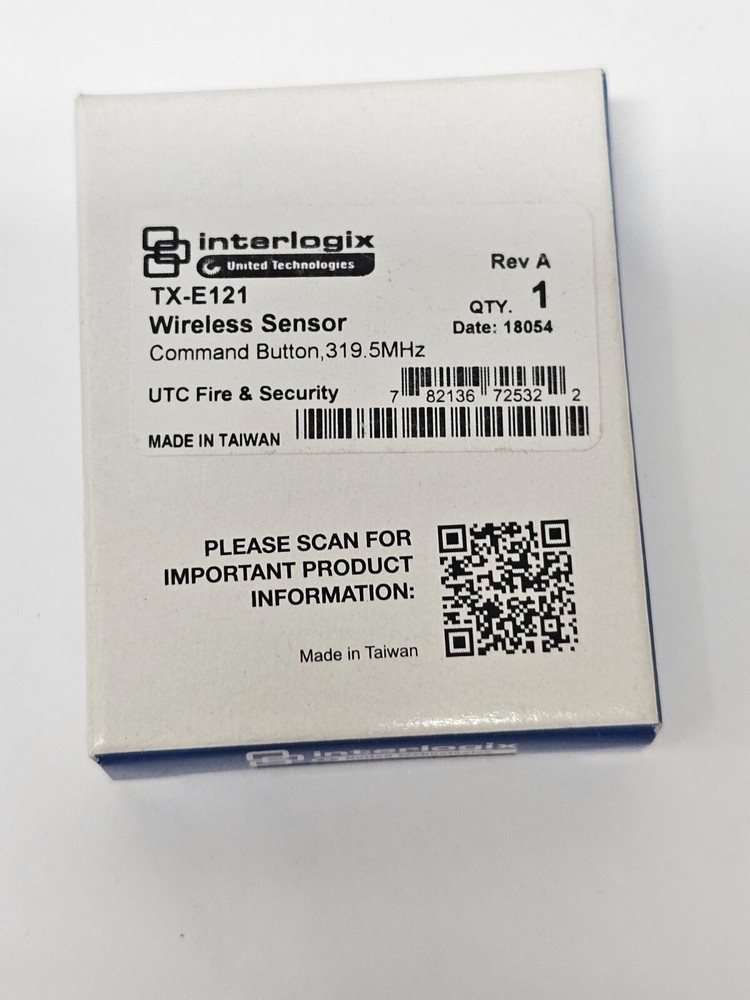 Ecolink TX-E121 Automation Action Button, Qolsys, GE & Interlogix Compatible