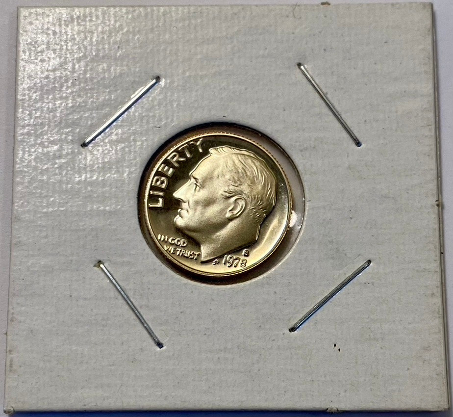 1978 S Roosevelt Dime Deep Cameo Proof