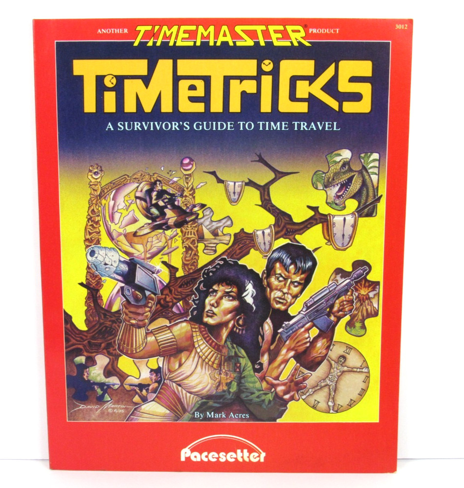 1984 Pacesetter TimeMaster TimeTricks Adventure Sourcebook Original 1st Edition