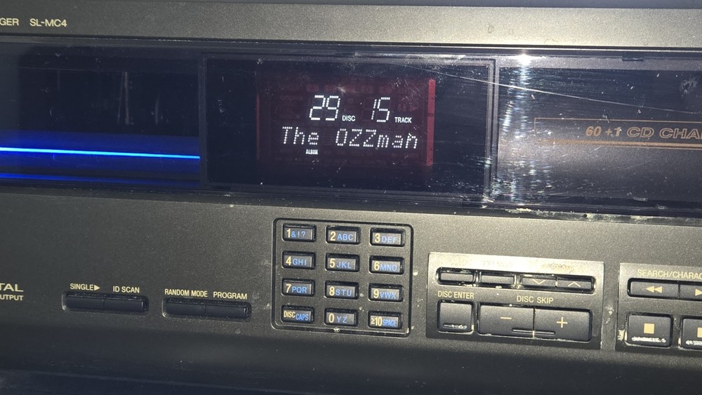 Technics Vintage SL-MC4 60 Disc CD Player Tested Working