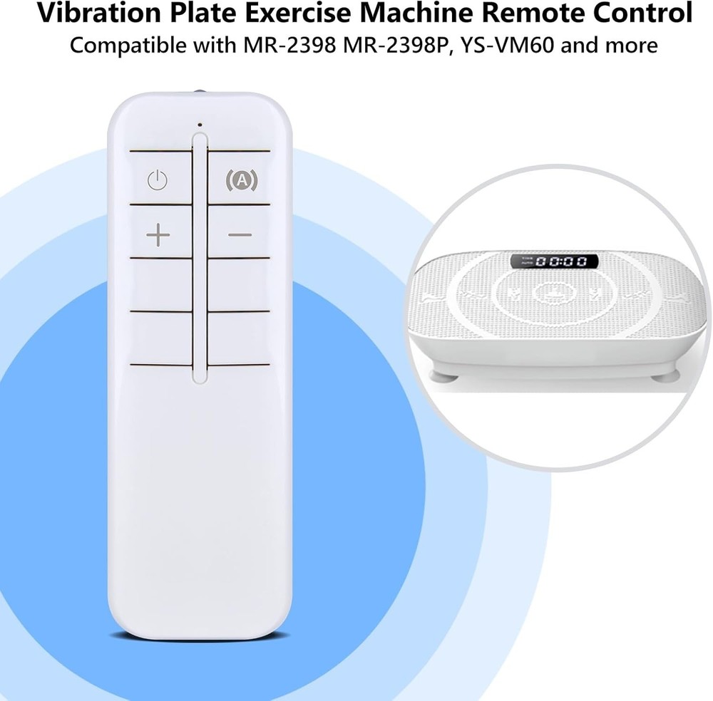 Replacement Remote Control for MERACH Vibration Plates - No Programming Needed