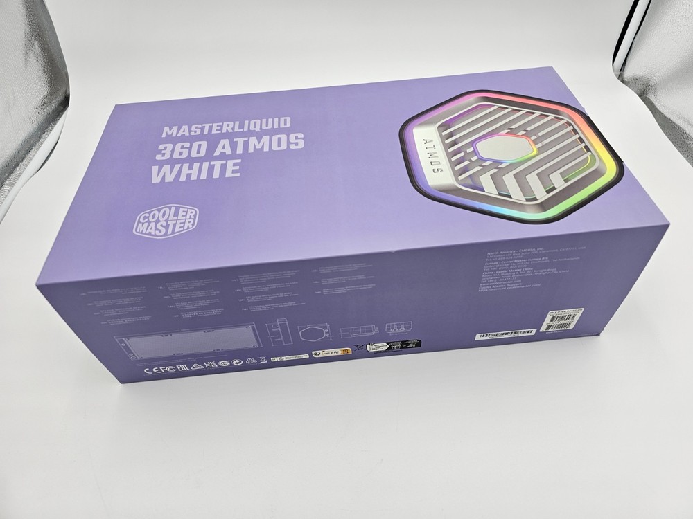 Cooler Master MASTERLIQUID 360 ATMOS White AIO Liquid Cooler