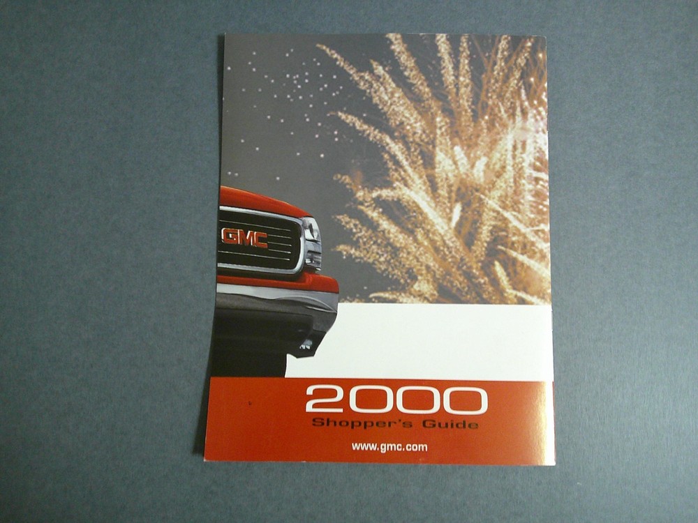 2000 GMC Sales Catalog