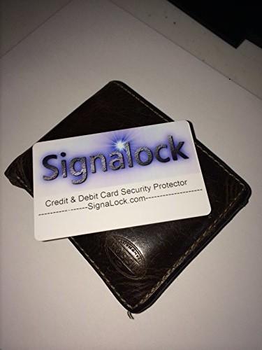 Signalock  Debit & Credit Card hacker Protector  creates a signal vault