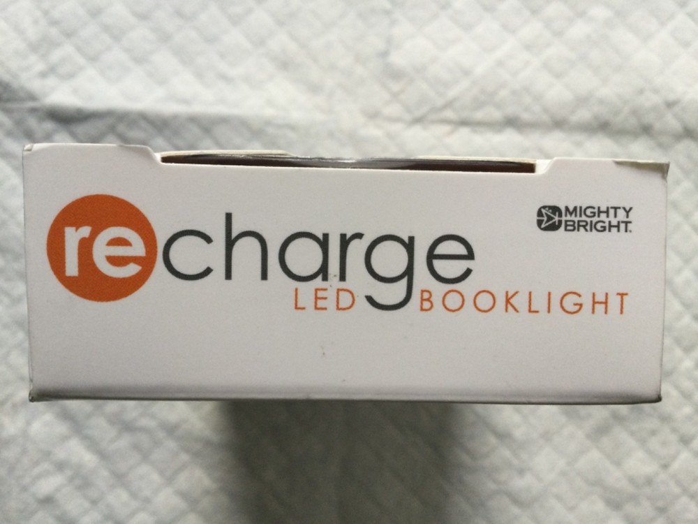 MIGHTY BRIGHT 2 LED RECHARGEABLE BOOK LIGHT NEW LAVENDER