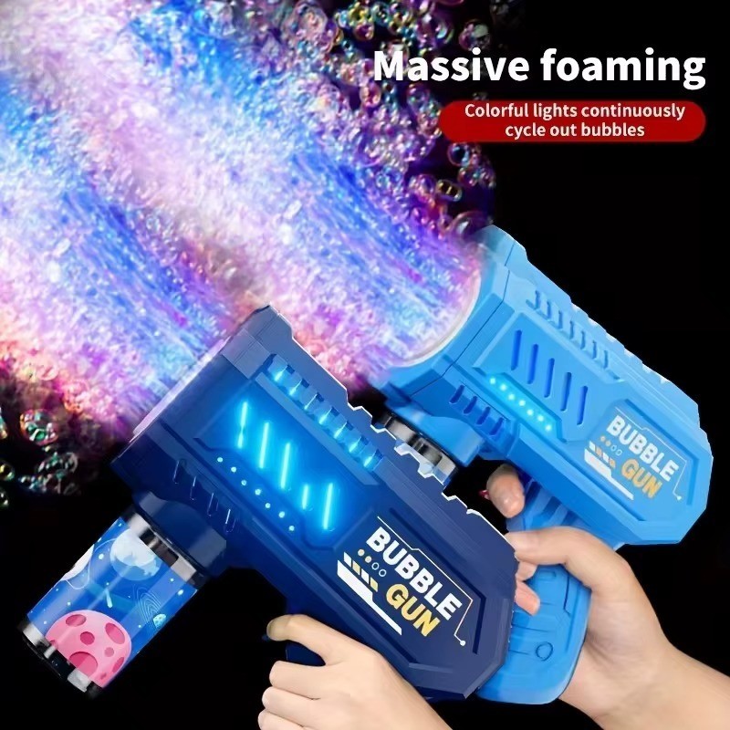 Fully Automatic Bubble Gun Rocket Bubbles Machine Automatic Blower with Bubble