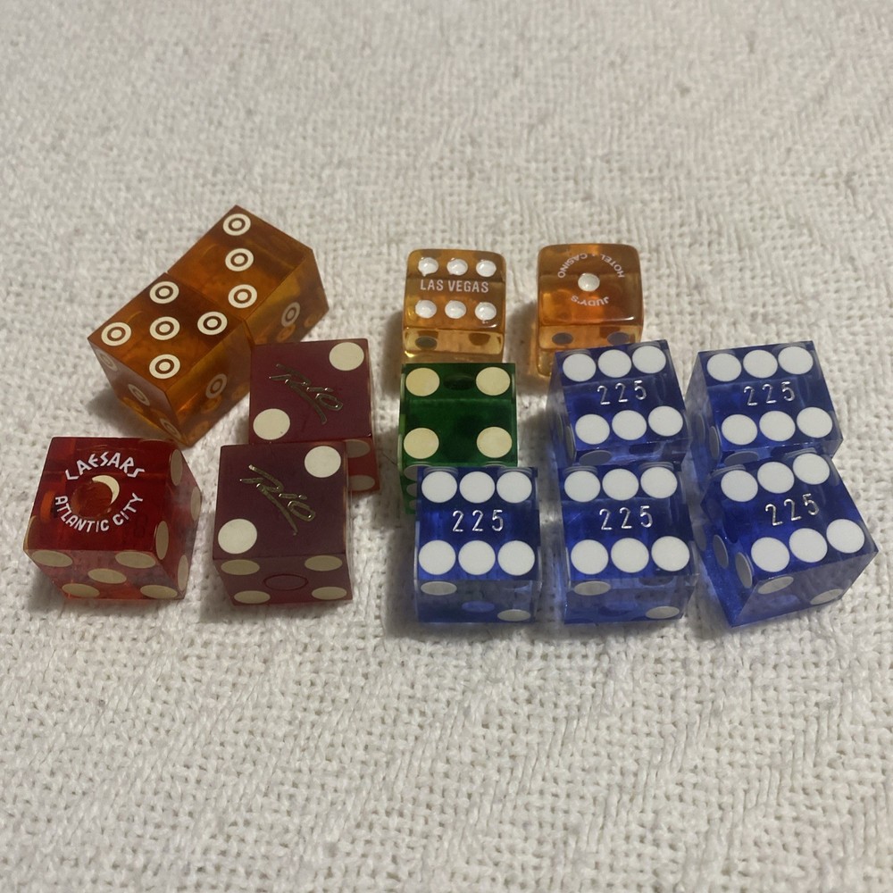 Vintage Casino Dice Lot