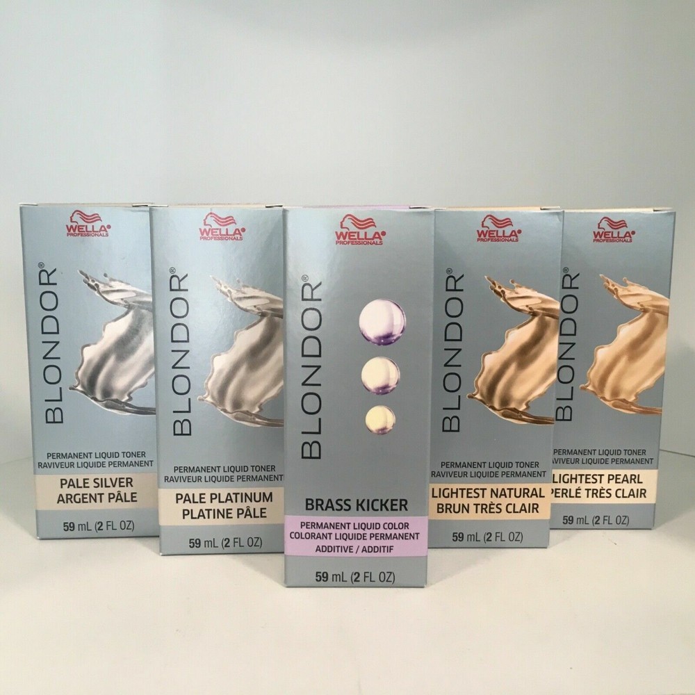 Wella Blondor Permanent Liquid Toner or Developer   you choose