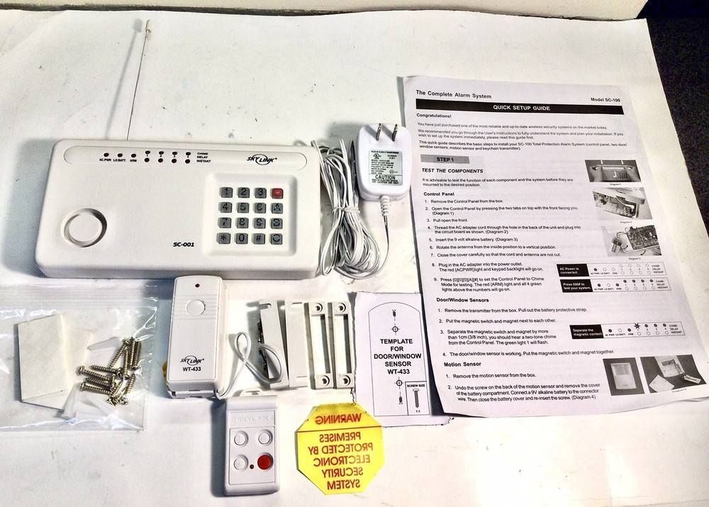 Skylink Wireless Security Keypad Transmitter Control Panel (SC-001)