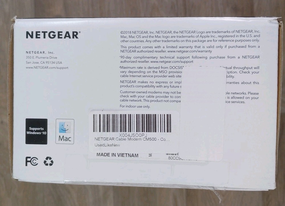 NETGEAR Cable Modem CM500 - Compatible with All Cable Providers