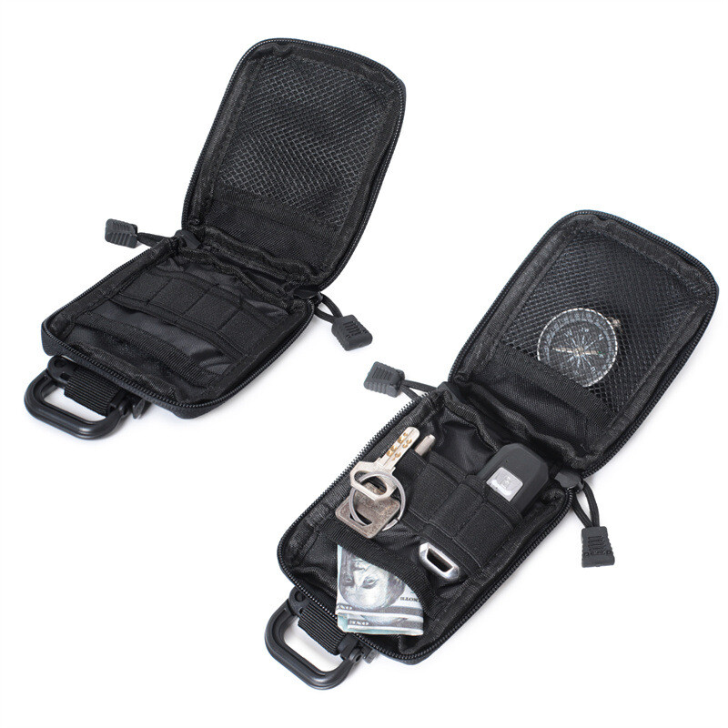 Tactical Molle First Aid EDC Pouch Military Mini Utility Tool Storage Pack Black