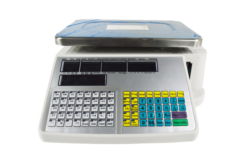 66lb Digital Computing Price Scale Supermarket Barcode Printer Electronic Scale