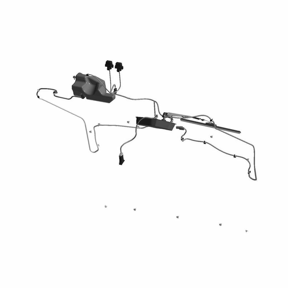 Polaris Front Windshield Wiper & Washer Kit for Glass Windshields