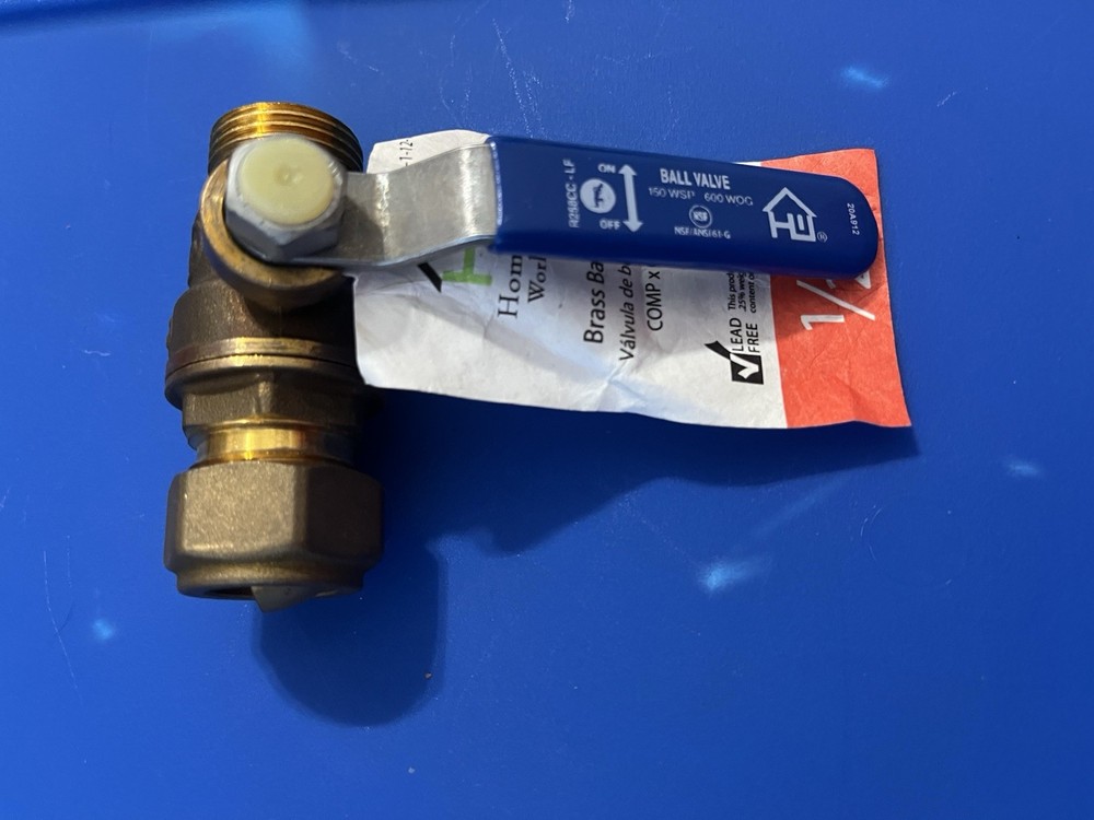 Homewerks Brass Ball Valve 1/2”
