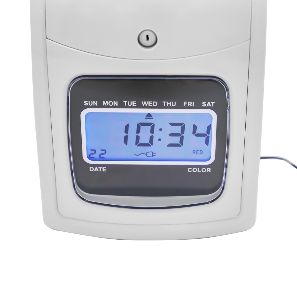 Pyramid Time System Model With 50 Cards Starter Time Clock Bundle 13V 1000MA