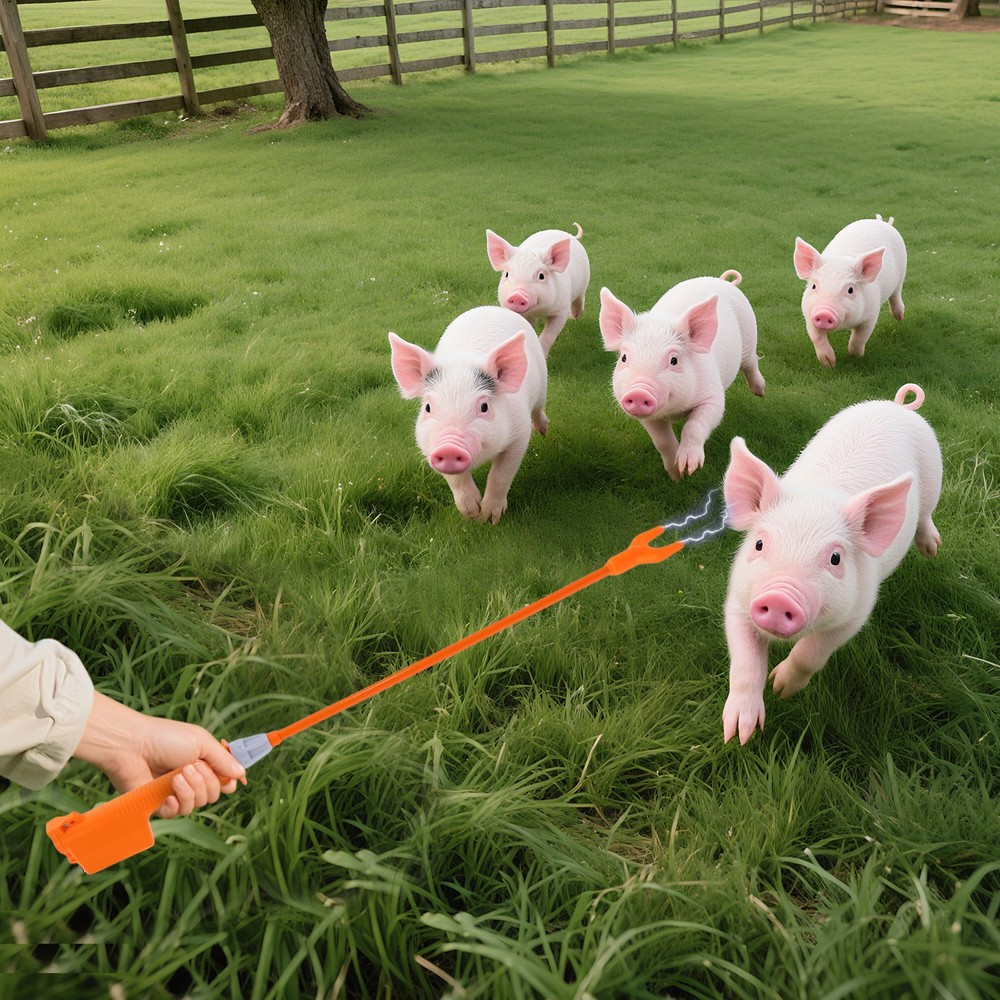 Professional Electric Cattle Prod Stick for Efficient Livestock Herding