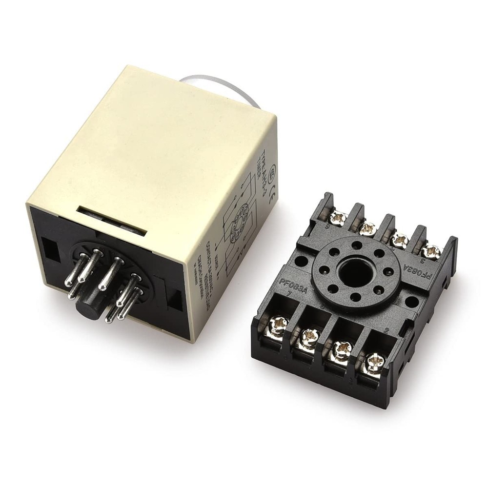 Baomain AC 110V AH3-3 Time Delay Relay Solid State Timer 8 Pins 60S with...