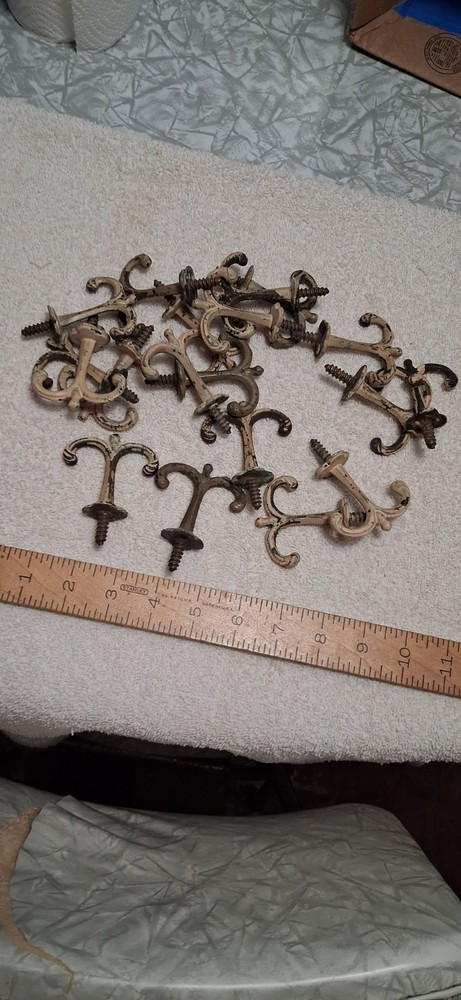 19 Vintage Ceiling Double Hooks