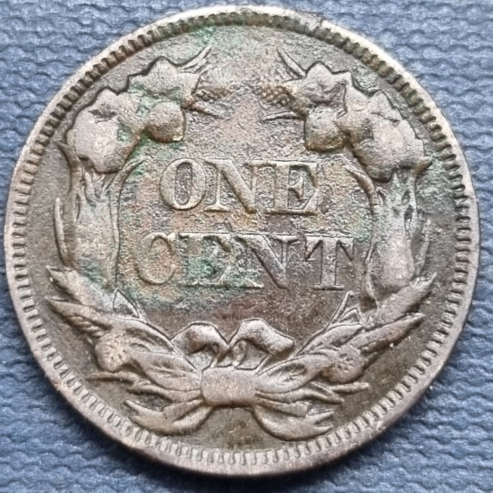 1857 Flying Eagle Cent 1c Better Grade XF Dark #80124