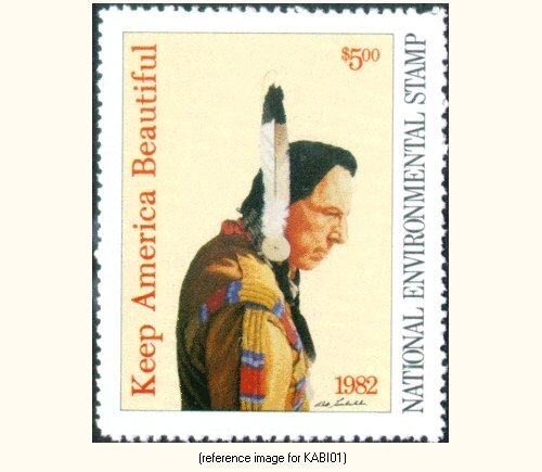 D2K Keep America Beautiful 1982 $5.00 Stamp