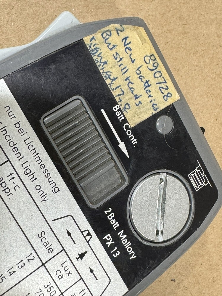 Gossen Lunasix Vintage Light-meter Tested & Working