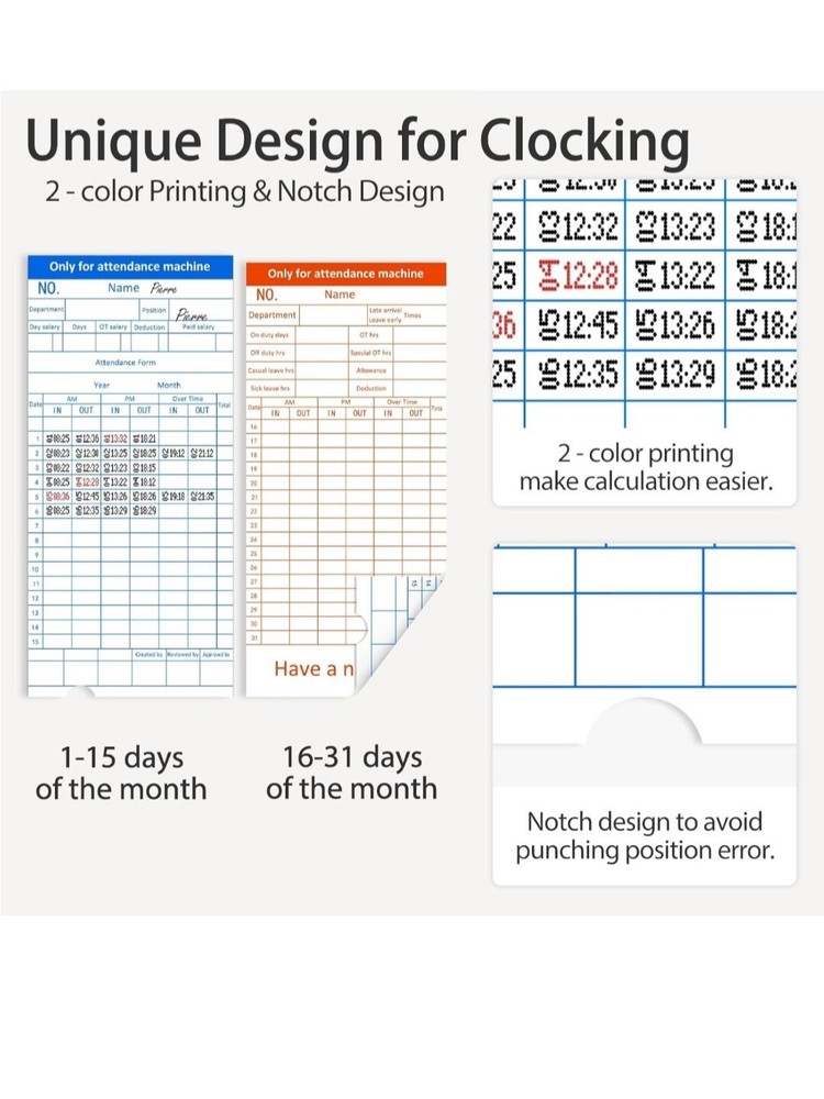 Time Clock and Accessories Bundle
