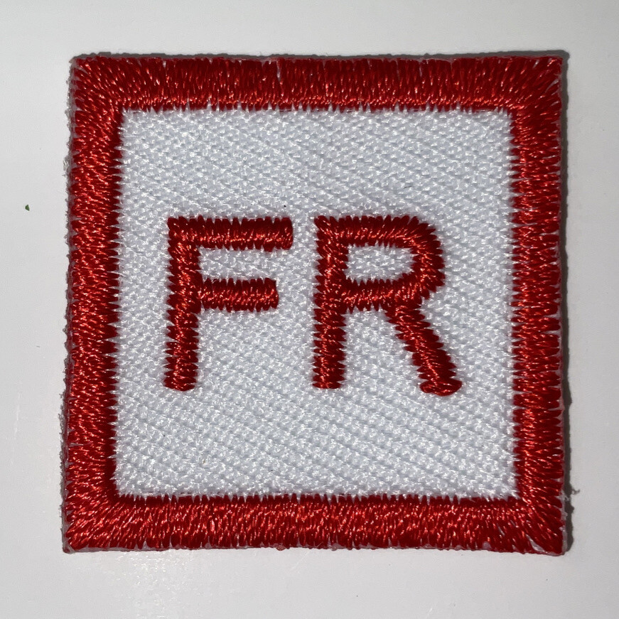 5- Red/White/Blue Replacement FR Patches Iron On Fire Retardant BONUS PATCH