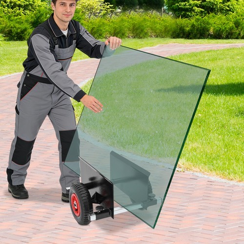 551lb Panel Dolly Heavy Duty Panel Dolly With 8 Inch Pneumatic Wheels Adjustable
