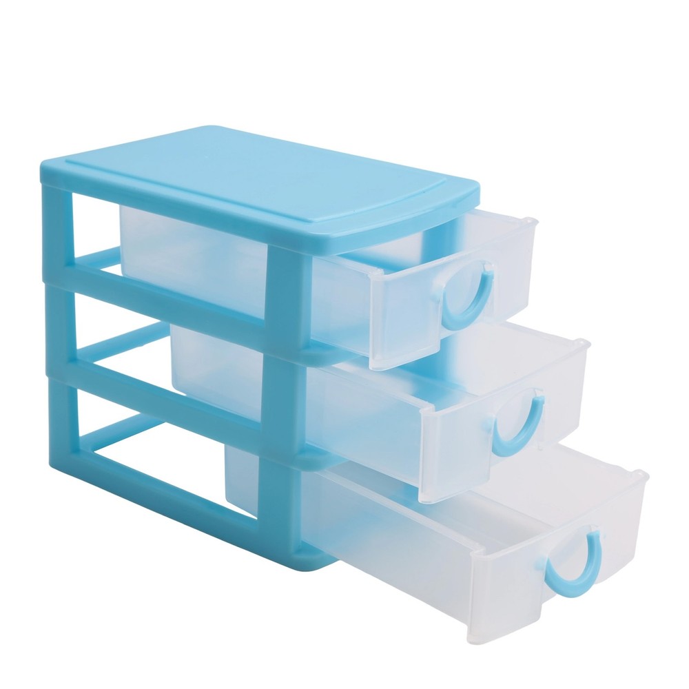 Mini Translucent Drawer Type Plastic Storage Box Q6E48663