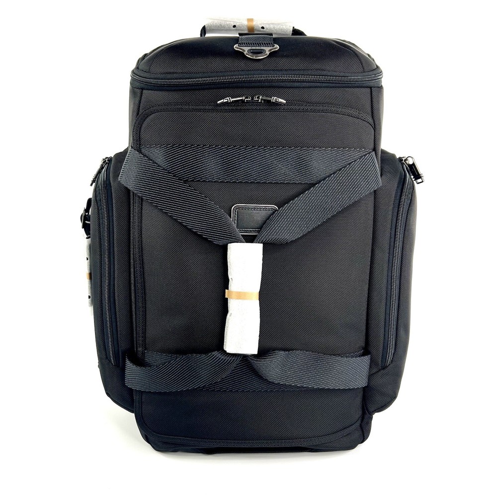TUMI Fremont Evanston Hedrick Hybrid Backpack Duffel Bag Solid Black