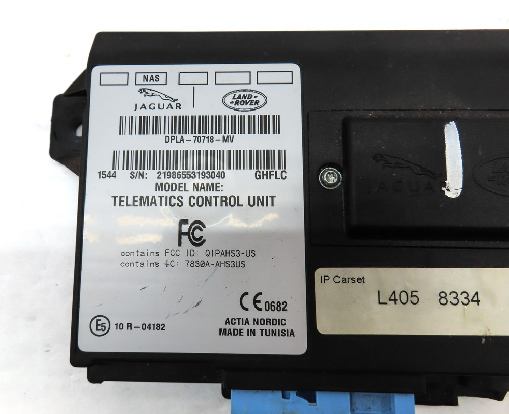 2016 LAND RANGE ROVER (L405) BLUETOOTH TELEMATICS COMMUNICATION CONTROL MODULE