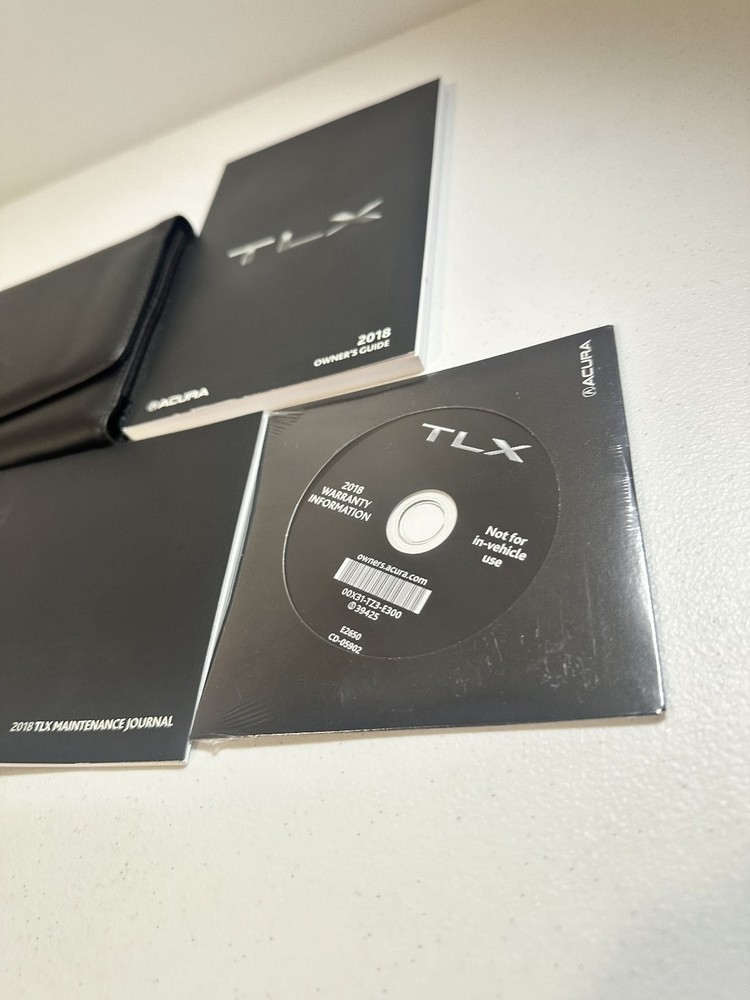 2018 Acura TLX Owner Manual Set