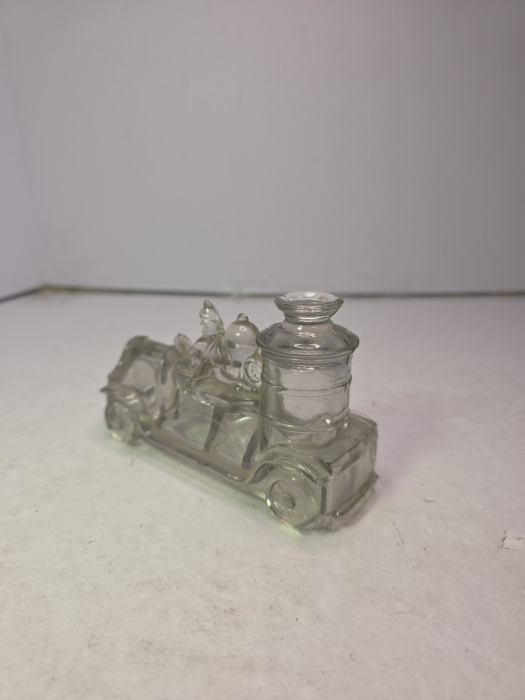 Vintage Fire engine Clear Glass