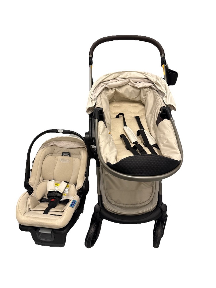 Graco Modest Travel System Soft Almond