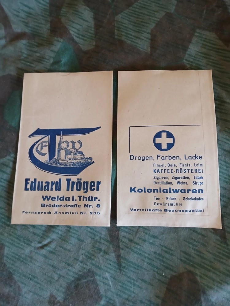 WW2 German reproduction ration components, new, usable, eatable