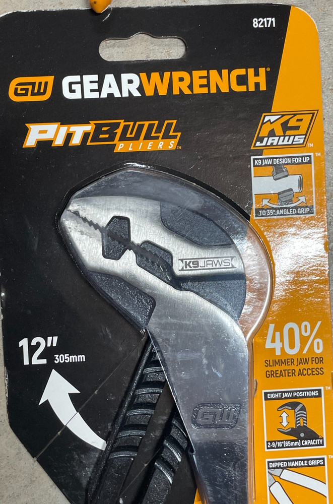 Gearwrench Pitbull 8 Piece Plier Set