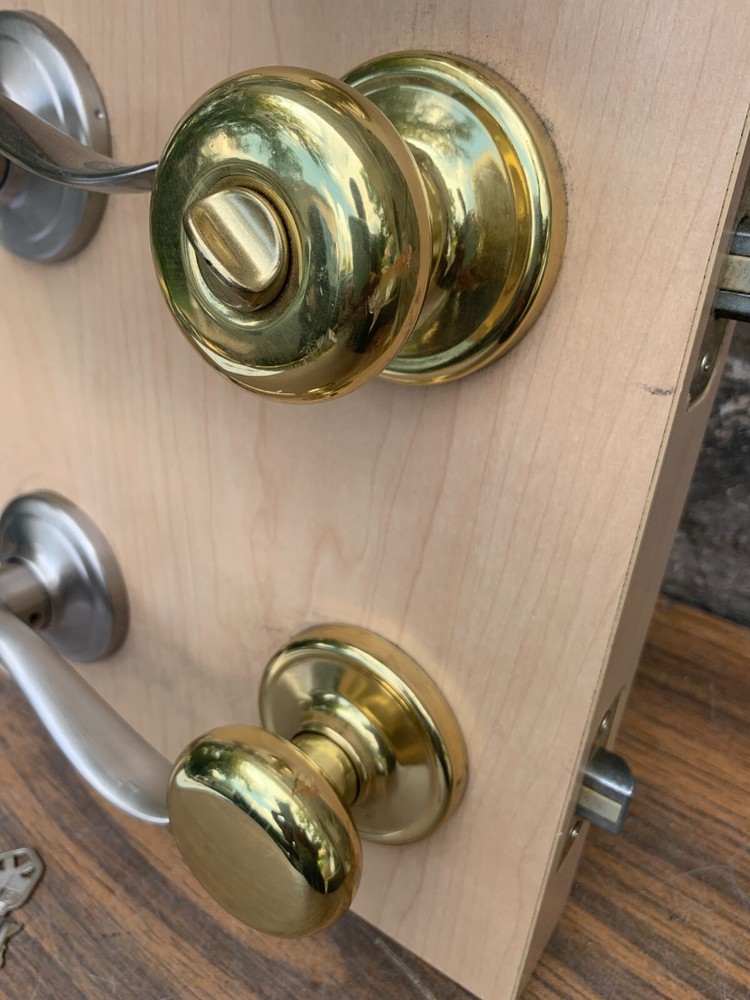 Kwik Set 4 Pack Main Front Entry Locking Keyed Dead Bolt Privacy & Hall & Closet