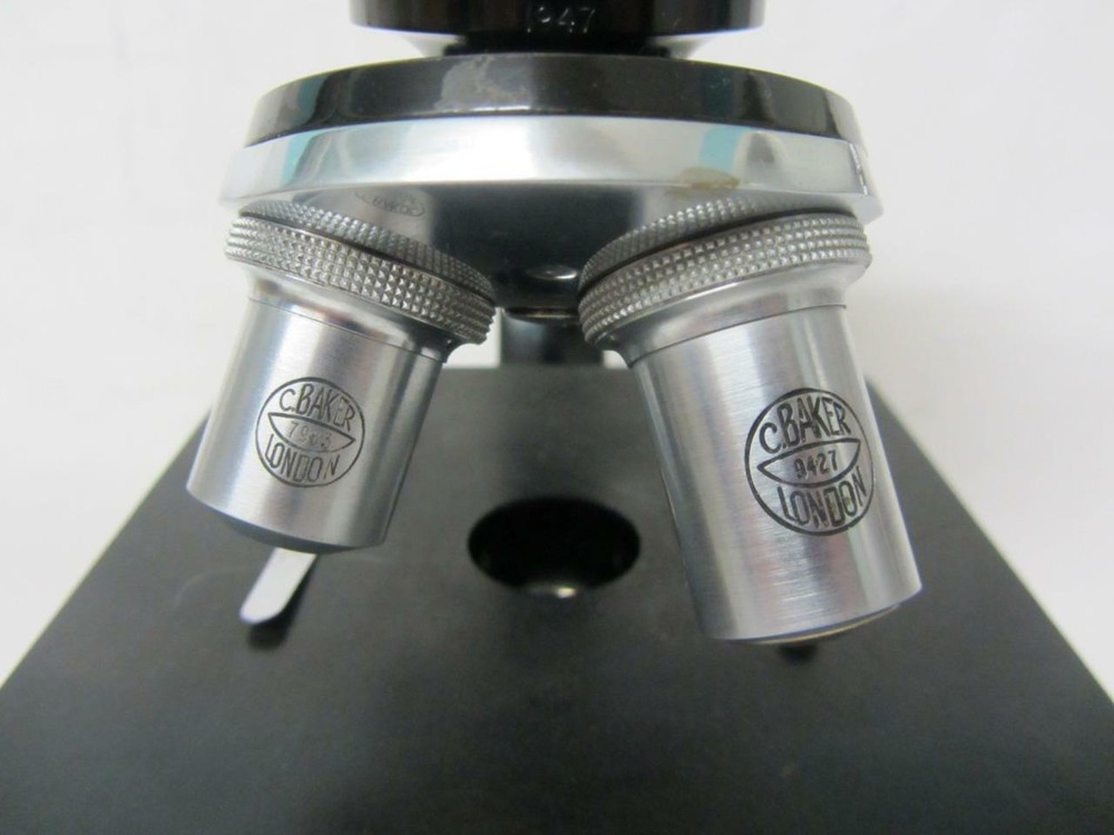 Charles Baker London Monocular Compound Microscope #34093 (Cased)
