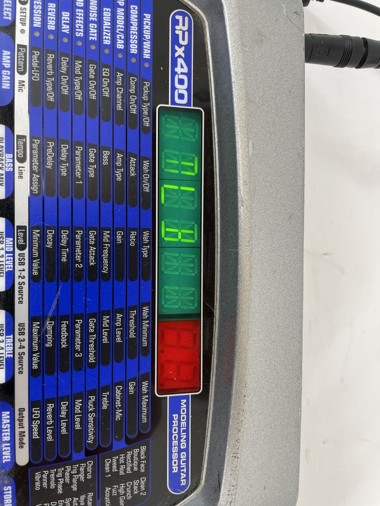 DigiTech RPX400 Modeling Guitar Processor Multi-Effects Pedal Pedalboard ONLY