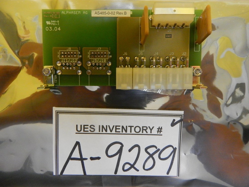 Alphasem AG AS485-0-02 Interface Board PCB AS485-0 Used Working