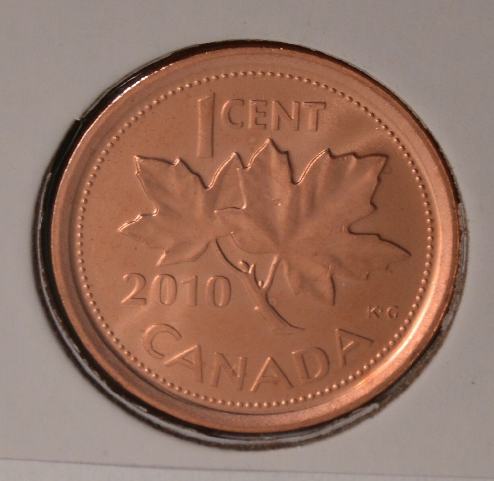 2010 Canada Penny - Non Magnetic (zinc) - Uncirculated