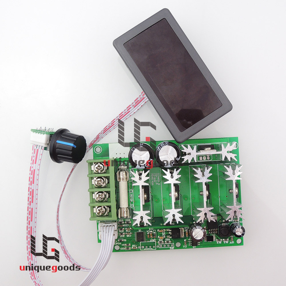 Large Power Digital Display LED PWM HHO DC Motor Speed Regulator Controller 30A